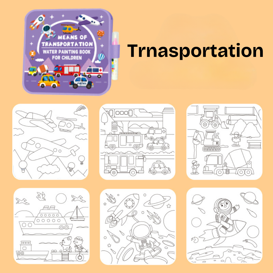 Splash and See™ - Water Coloring Book