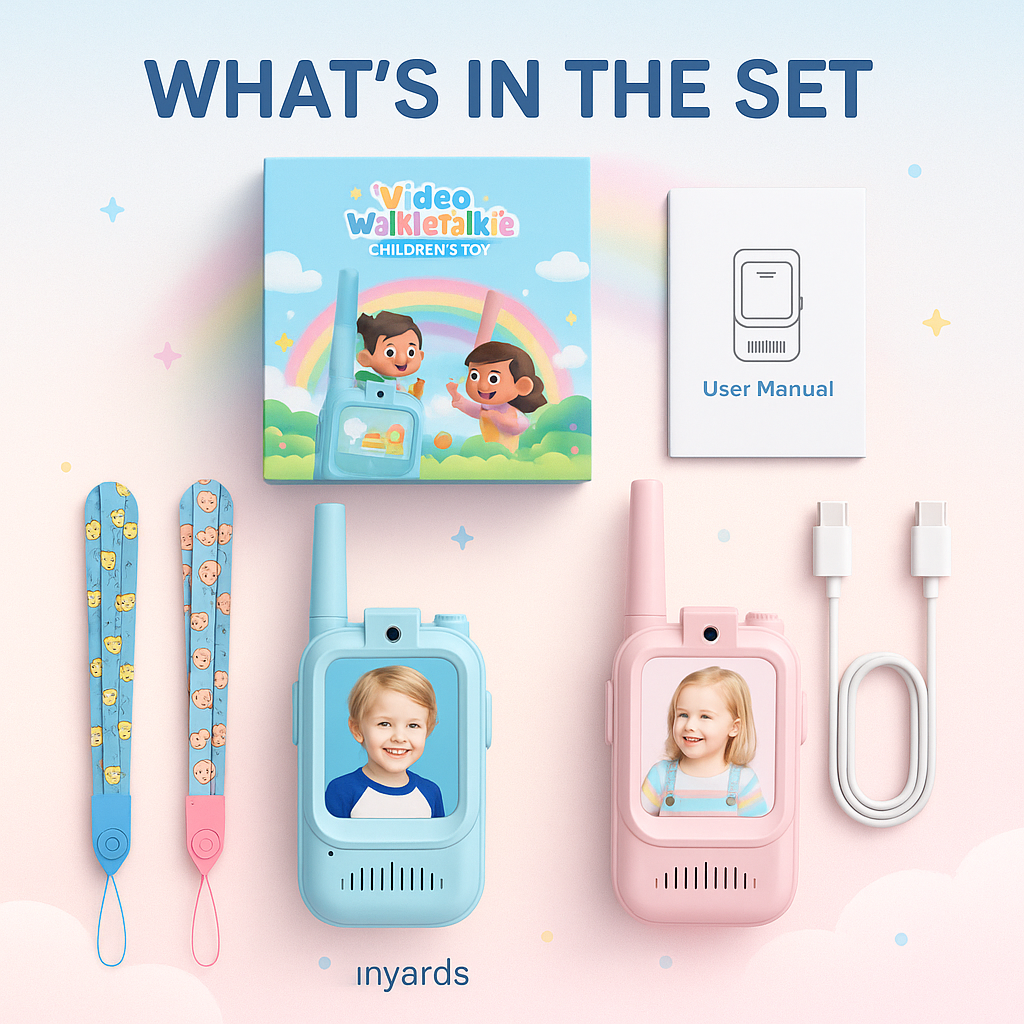 TalkView™ Kids Video Walkie-Talkies