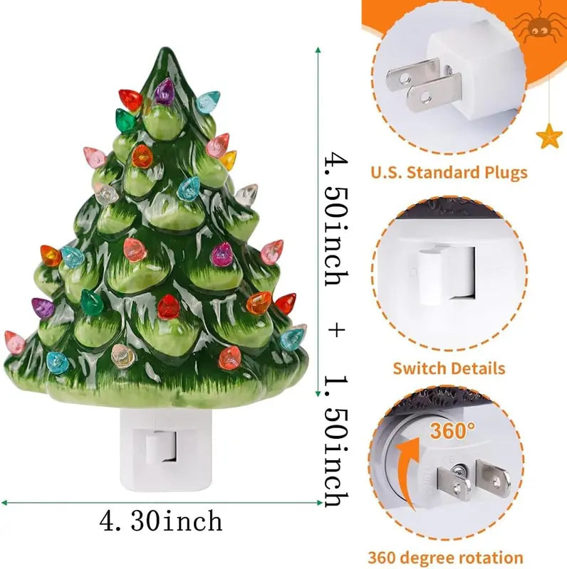 ChristmasGlow™ Miniature Tree Night Light