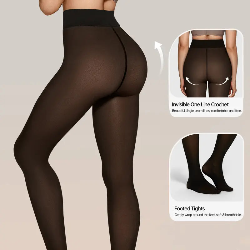 SecretWarmth™ Fleece-Lined Tights