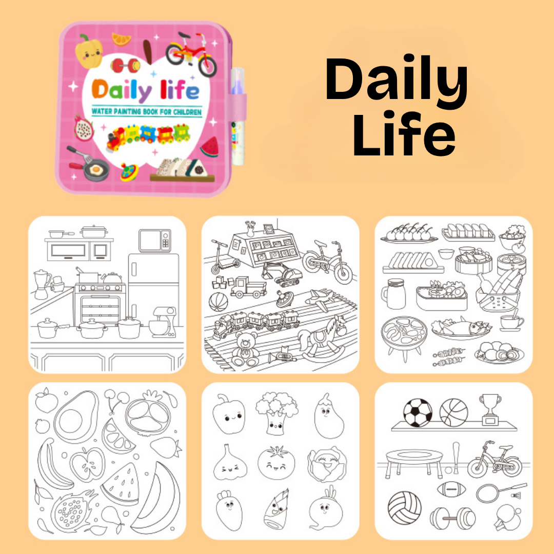 Splash and See™ - Water Coloring Book