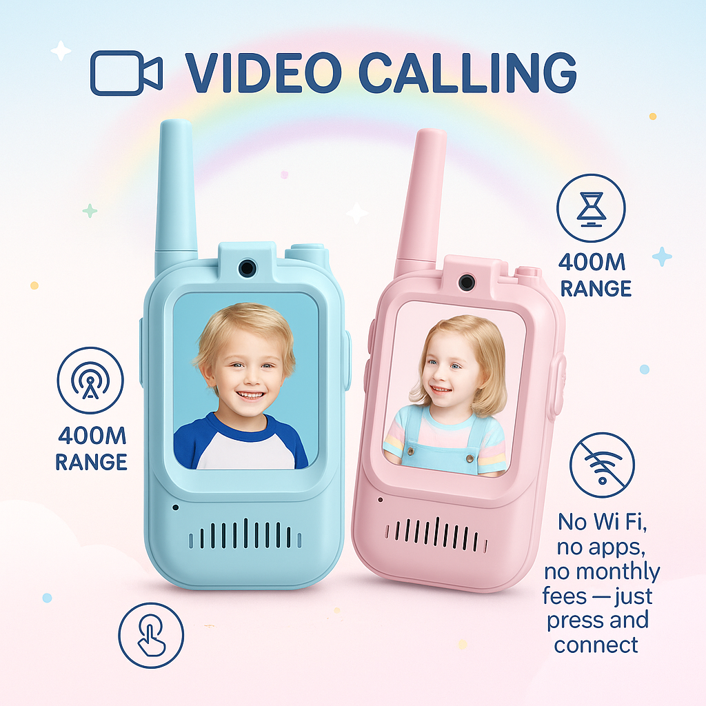 TalkView™ Kids Video Walkie-Talkies