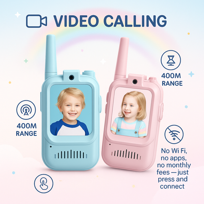 TalkView™ Kids Video Walkie-Talkies
