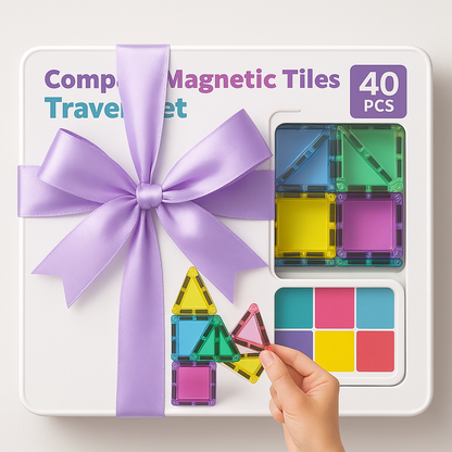 BuildSmart™ Magnetic Tile Set