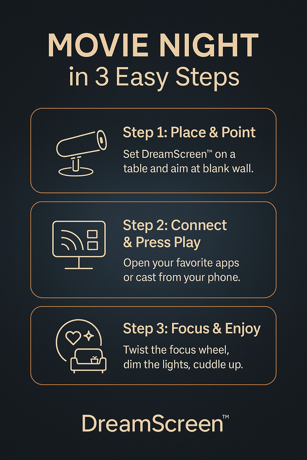 DreamScreen™ Mini Projector