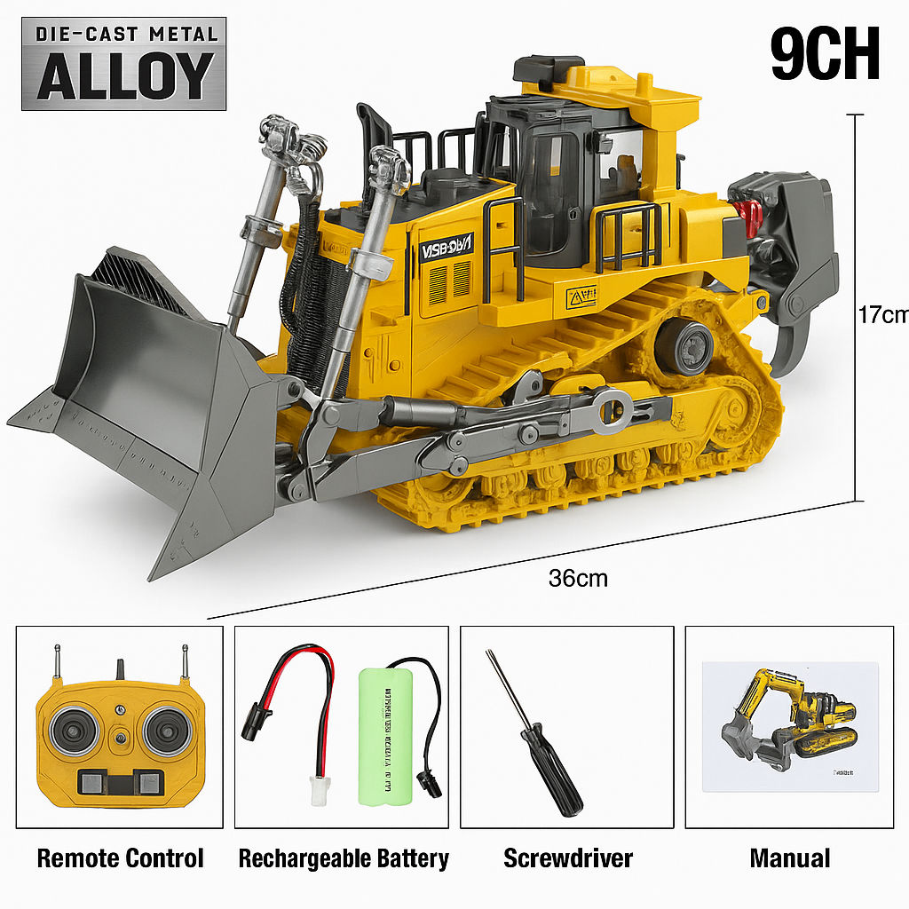 Dirt Crew™ Heavy Machines RC Set
