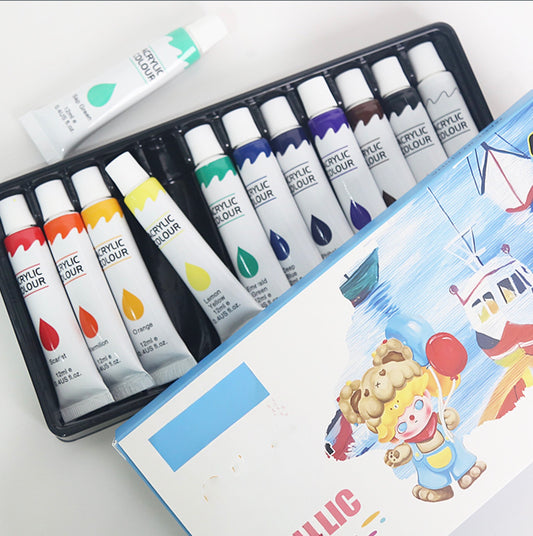 PalettePlay™ 12-Color Acrylic Paint Set
